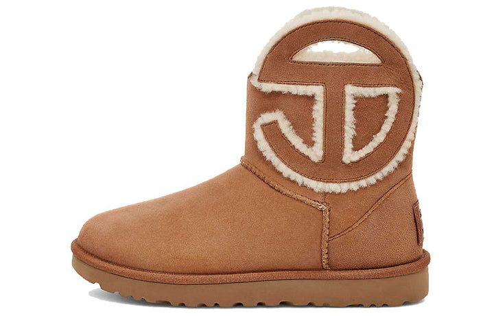 UGG X TELFAR LOGO MINI BOOT CHESTNUT