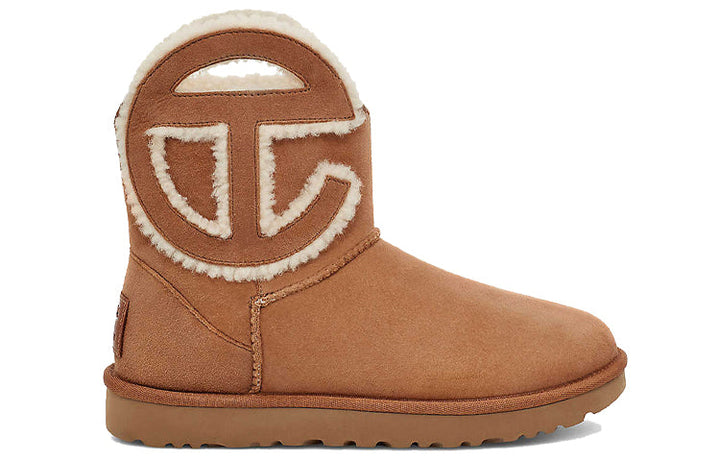UGG X TELFAR LOGO MINI BOOT CHESTNUT