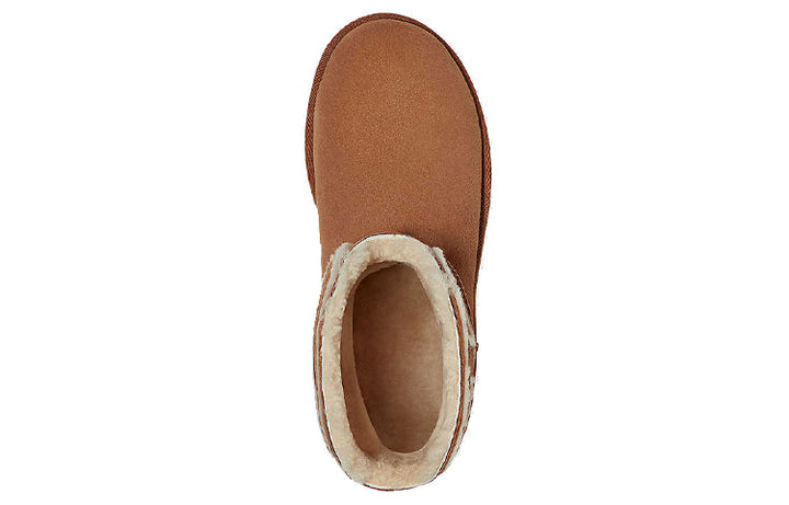 UGG X TELFAR LOGO MINI BOOT CHESTNUT
