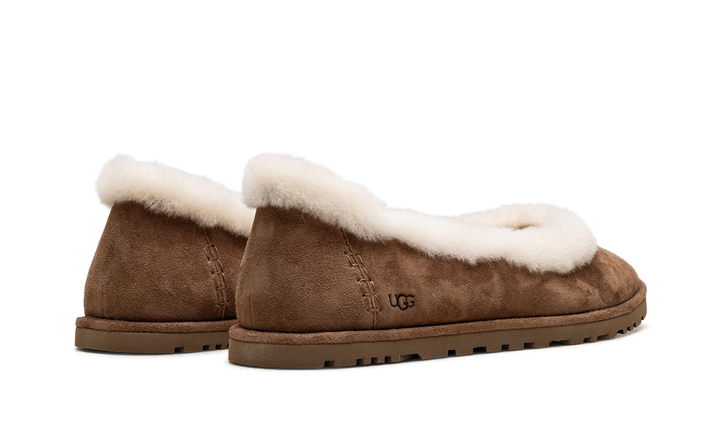 UGG ZORA BALLET FLAT CHESTNUT WOMENS