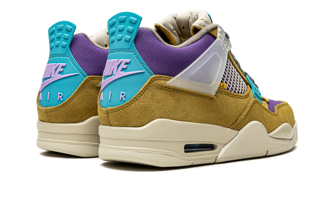 UNION X AIR JORDAN 4 30TH ANNIVERSARY DESERT MOSS TURQUOISE BLUE