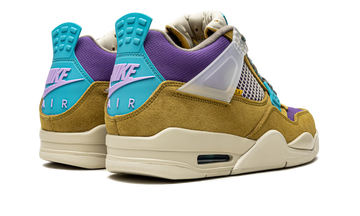 UNION X AIR JORDAN 4 30TH ANNIVERSARY DESERT MOSS TURQUOISE BLUE — Stock