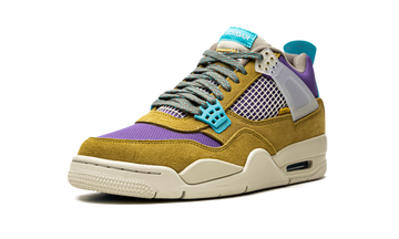 UNION X AIR JORDAN 4 30TH ANNIVERSARY DESERT MOSS TURQUOISE BLUE — Stock