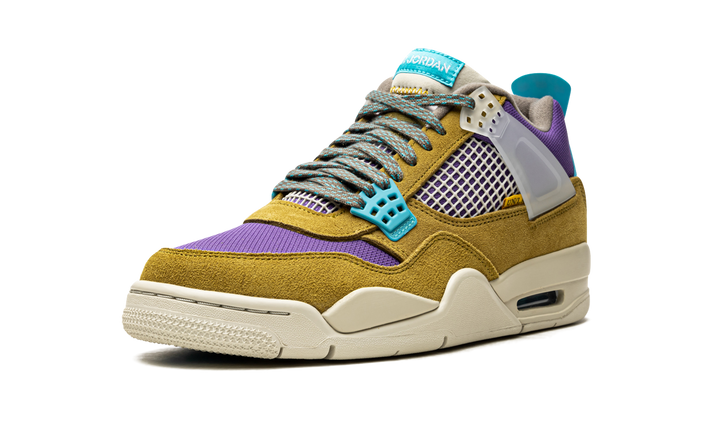 UNION X AIR JORDAN 4 30TH ANNIVERSARY DESERT MOSS TURQUOISE BLUE