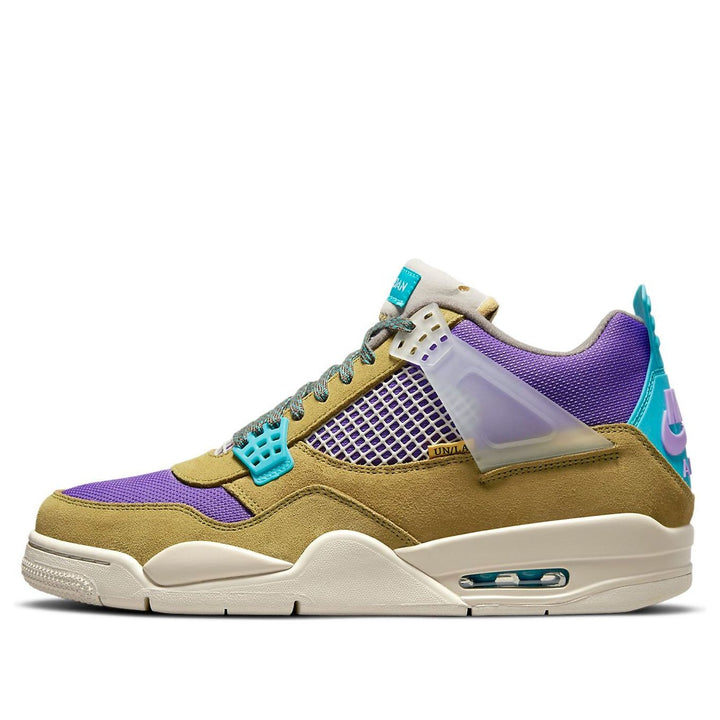 UNION X AIR JORDAN 4 30TH ANNIVERSARY DESERT MOSS TURQUOISE BLUE