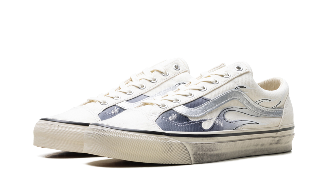 VANS LX OLD SKOOL ARCHIVE FLAME WHITE