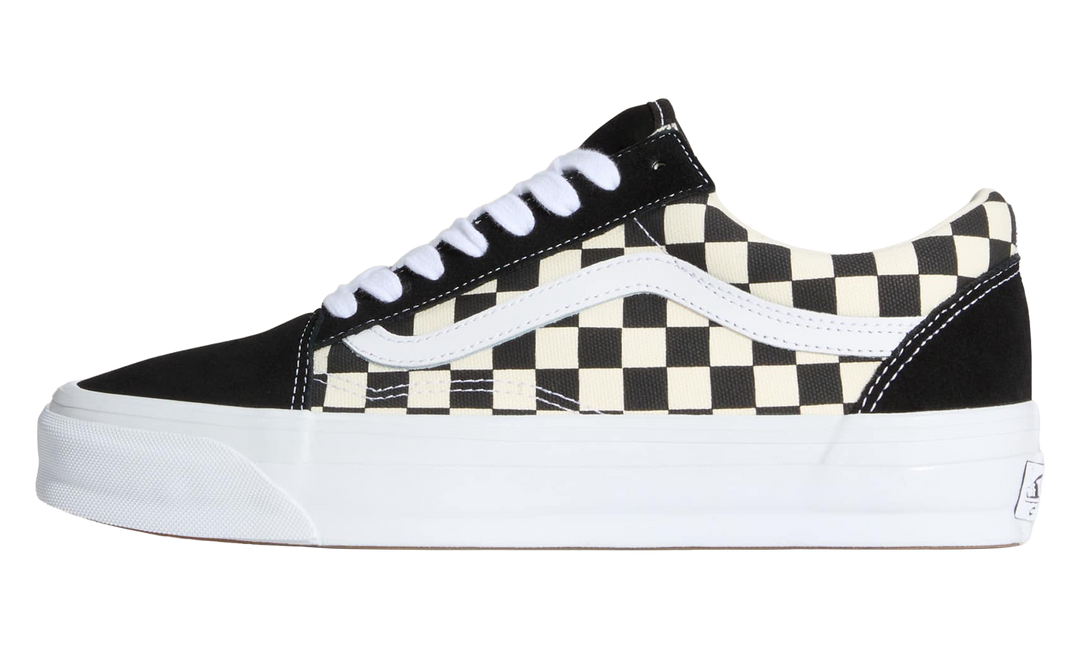 VANS OLD SKOOL 36 LX CHECKERBOARD WHITE BLACK