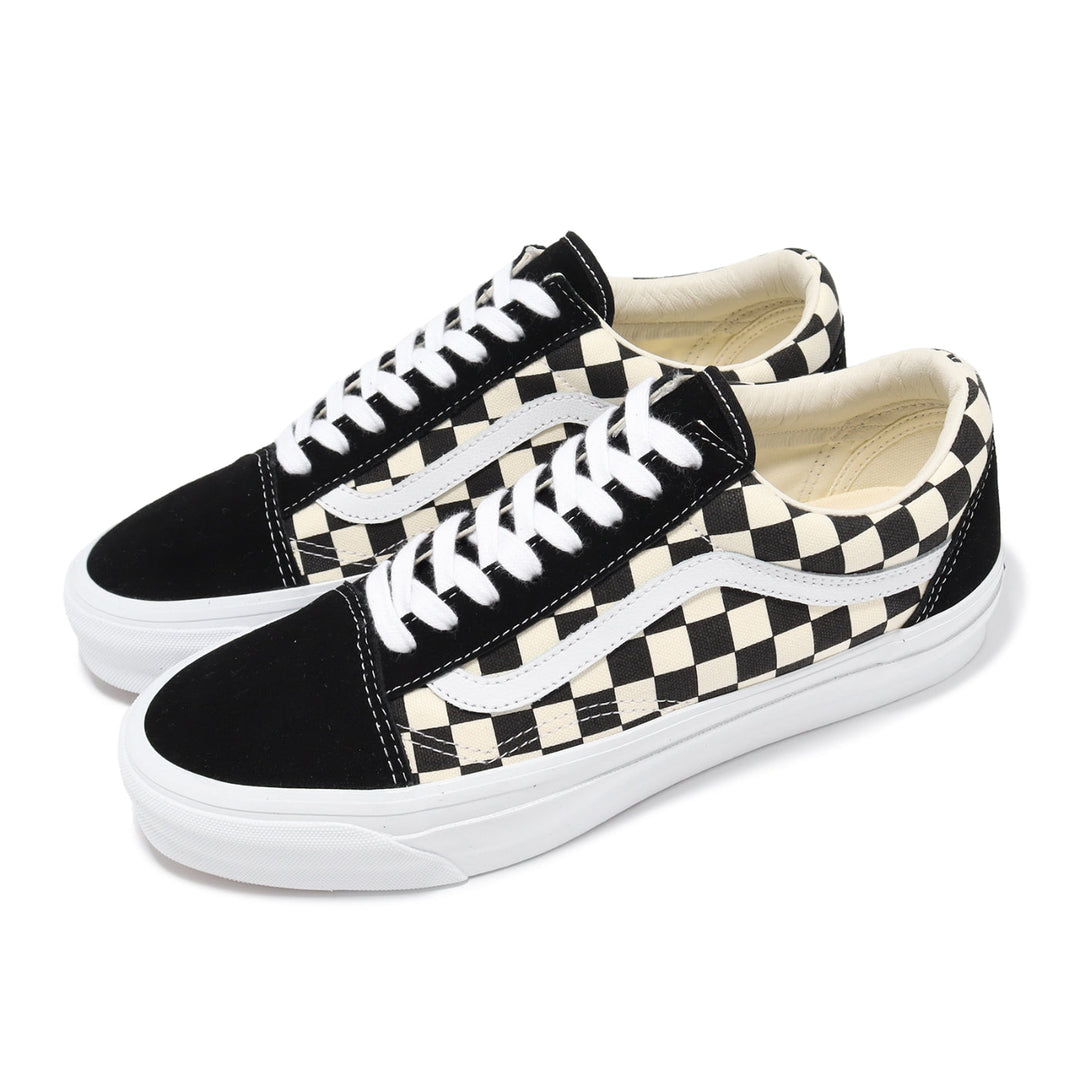 VANS OLD SKOOL 36 LX CHECKERBOARD WHITE BLACK