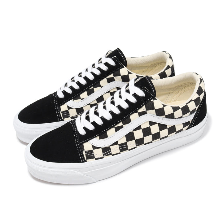 VANS OLD SKOOL 36 LX CHECKERBOARD WHITE BLACK