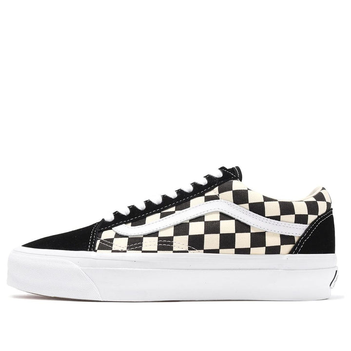VANS OLD SKOOL 36 LX CHECKERBOARD WHITE BLACK