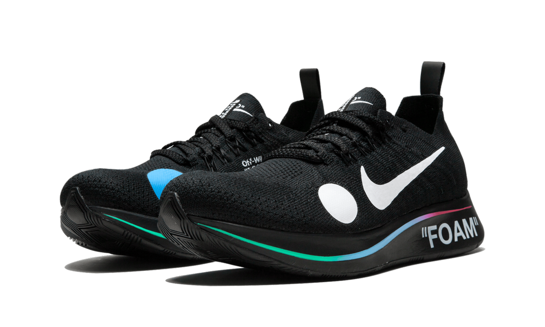 NIKE ZOOM FLY MERCURIAL FLYKNIT BLACK X OFF-WHITE