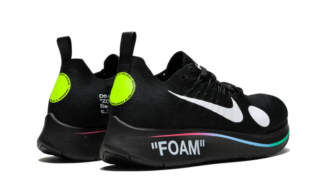 NIKE ZOOM FLY MERCURIAL FLYKNIT BLACK X OFF-WHITE