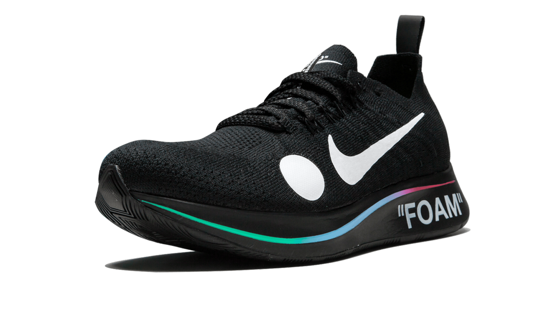 NIKE ZOOM FLY MERCURIAL FLYKNIT BLACK X OFF-WHITE