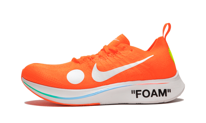 NIKE ZOOM FLY MERCURIAL FLYKNIT TOTAL ORANGE X OFF-WHITE