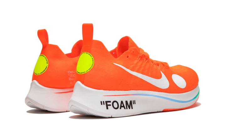 NIKE ZOOM FLY MERCURIAL FLYKNIT TOTAL ORANGE X OFF-WHITE