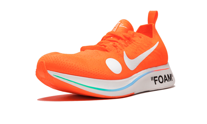NIKE ZOOM FLY MERCURIAL FLYKNIT TOTAL ORANGE X OFF-WHITE